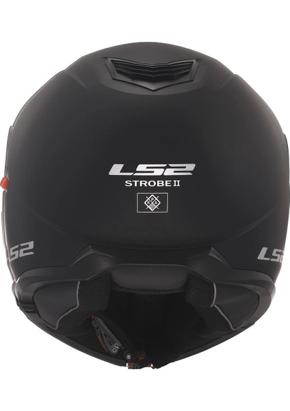 Ls2 Strobe 2 Çene Açılır Mat Siyah Kask