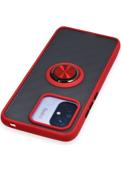 Xiaomi Redmi 12C Kılıf Montreal Yüzüklü Silikon Kapak - Kırmızı 300099 fırsatları