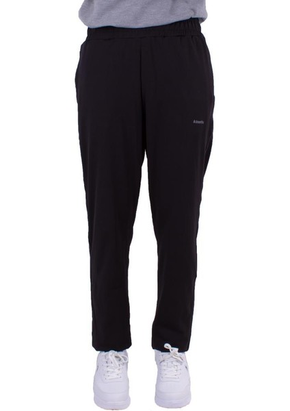 SN537 Basıc Pes Track Siyah Polyester Günlük Kadınk Alt Eşofman