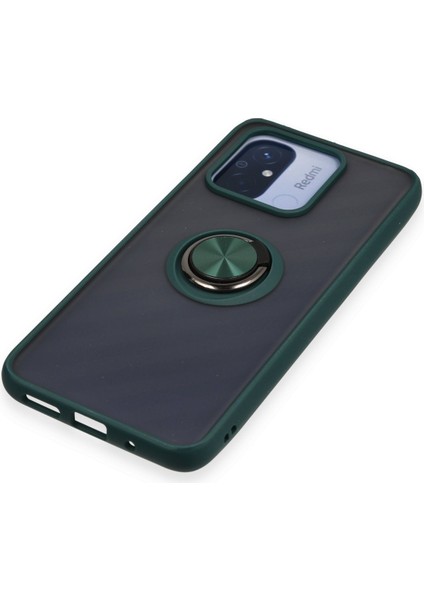 Xiaomi Redmi 12C Kılıf Montreal Yüzüklü Silikon Kapak - Yeşil 300099 indirimleri