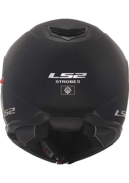 Strobe 2 Çene Açılır Mat Siyah Kask