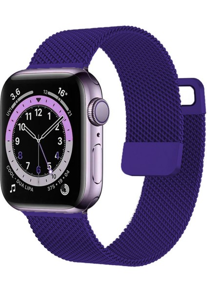 Apple Watch Ultra 2 49MM ile Uyumlu Metal Mıknatıslı Kordon Kayış - FC351