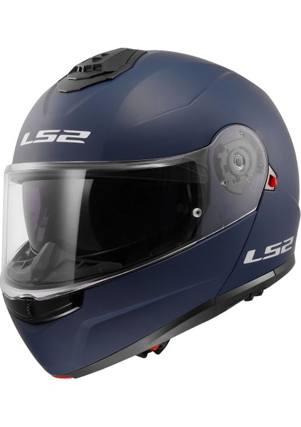Sttrobe 2 Mat Navy Mavi Çene Açılır Kask