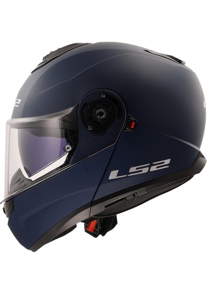 Sttrobe 2 Mat Navy Mavi Çene Açılır Kask
