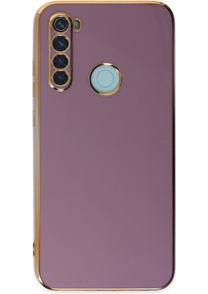 Xiaomi Redmi Note 8 Kılıf Volet Silikon - Mor 300099
