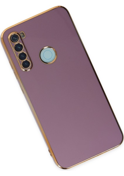Xiaomi Redmi Note 8 Kılıf Volet Silikon - Mor 300099