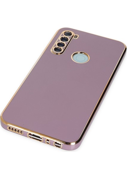 Xiaomi Redmi Note 8 Kılıf Volet Silikon - Mor 300099
