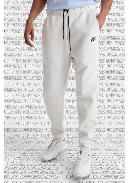 Sportswear Tech Fleece Jogger Pants White Eşofman Altı Kırık Beyaz