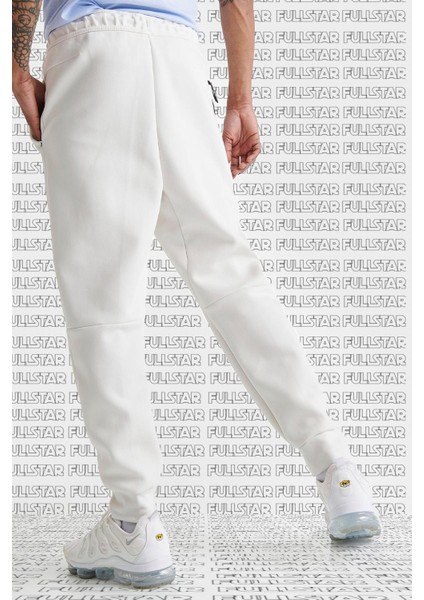 Sportswear Tech Fleece Jogger Pants White Eşofman Altı Kırık Beyaz