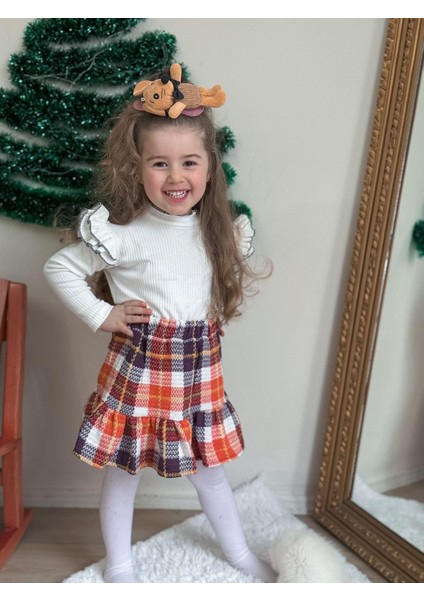 Yigit Butik Şanel Kumaş Etekli Kız Çocuk Takım fiyatları