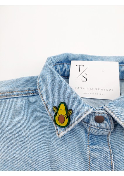 Rozet Metal Broş Yaka Okul Çantası Kıyafet Şapka Takı Aksesuar Avokado Meyve Tropik Klips Rosette fiyatları