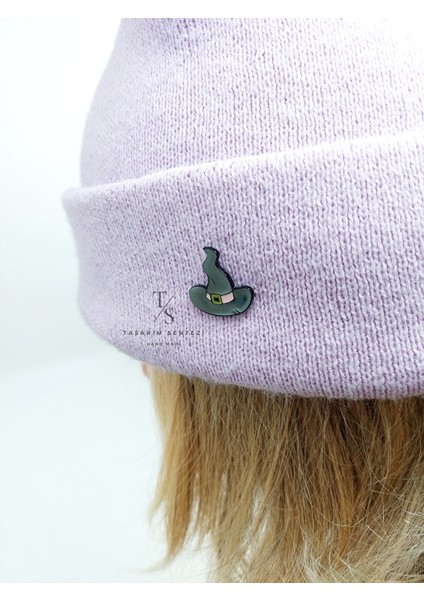 Rozet Metal Broş Halloween Cadılar Bayramı Yaka Çanta Yılbaşı Noel Christmas Kıyafet Şapka Takı Cadı Şapkası modelleri