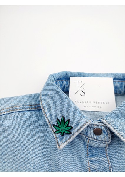 Rozet Metal Broş Yaka Okul Çantası Kıyafet Şapka Takı Aksesuar Marijuana Cannabis Yaprağı Rosette fiyatları