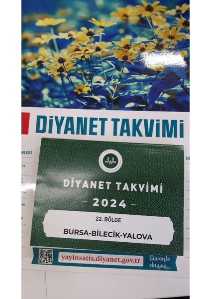 Diyanet Takvimi 2024