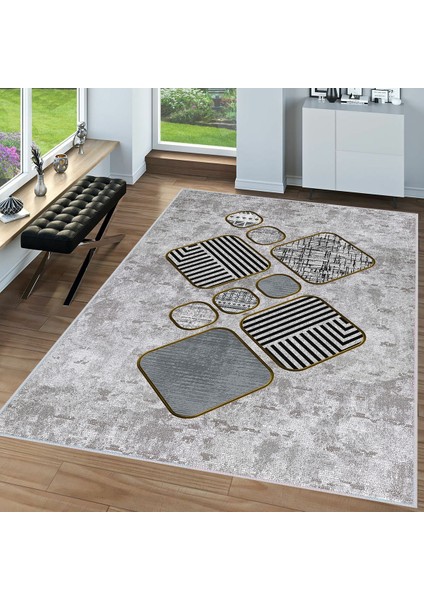 Dijital Baskı Yıkanabilir Kaymaz Taban Salon Halısı ve Yolluk LNA0057-SD1174