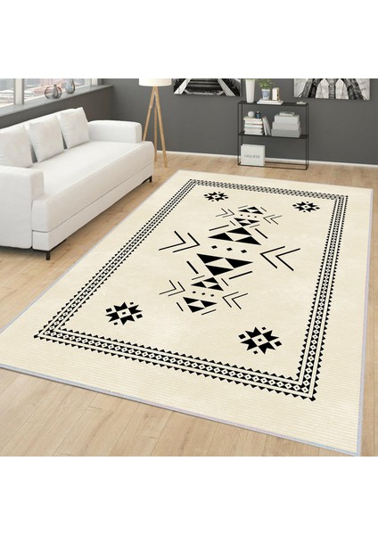 Dijital Baskı Yıkanabilir Kaymaz Taban Salon Halısı ve Yolluk LNA0175-SD861