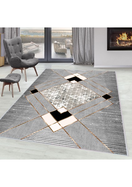Dijital Baskı Yıkanabilir Kaymaz Taban Salon Halısı ve Yolluk LNA0058-SD1181