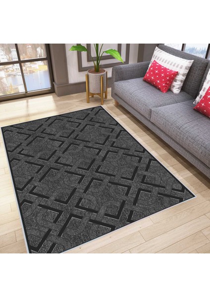 Dijital Baskı Yıkanabilir Kaymaz Taban Salon Halısı ve Yolluk LNA0030-SD1001