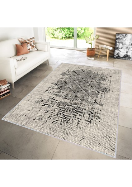 Dijital Baskı Yıkanabilir Kaymaz Taban Salon Halısı ve Yolluk LNA0173-SD825