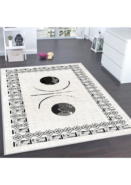 Dijital Baskı Yıkanabilir Kaymaz Taban Salon Halısı ve Yolluk LNA0181-SD1067