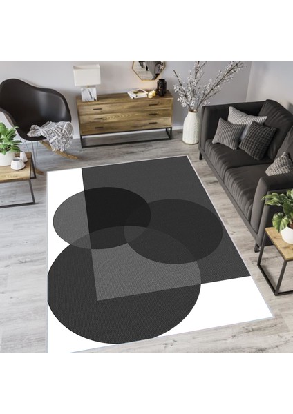 Dijital Baskı Yıkanabilir Kaymaz Taban Salon Halısı ve Yolluk LNA0066-SD933