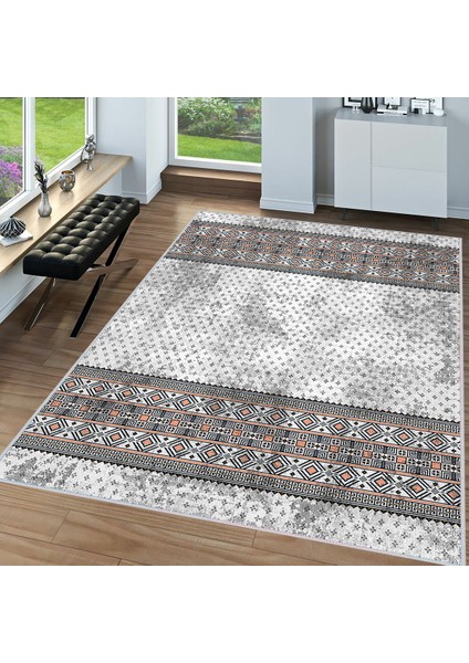 Dijital Baskı Yıkanabilir Kaymaz Taban Salon Halısı ve Yolluk LNA0064-SM19