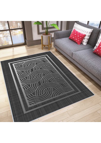 Dijital Baskı Yıkanabilir Kaymaz Taban Salon Halısı ve Yolluk LNA0015-SD838