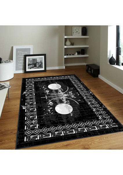 Dijital Baskı Yıkanabilir Kaymaz Taban Salon Halısı ve Yolluk LNA0101-SD1070