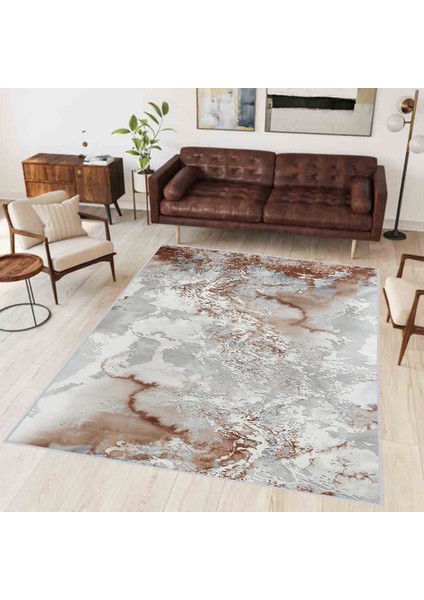 Dijital Baskı Yıkanabilir Kaymaz Taban Salon Halısı ve Yolluk LNA0346