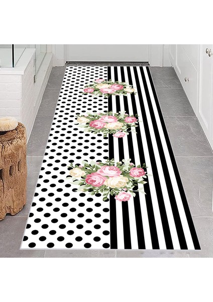 Dijital Baskı Yıkanabilir Kaymaz Taban Salon Halısı ve Yolluk LNA0662