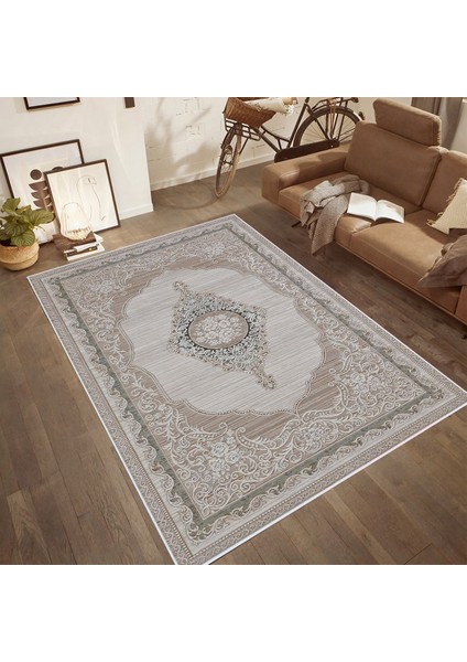 Dijital Baskı Yıkanabilir Kaymaz Taban Salon Halısı ve Yolluk LNA0552