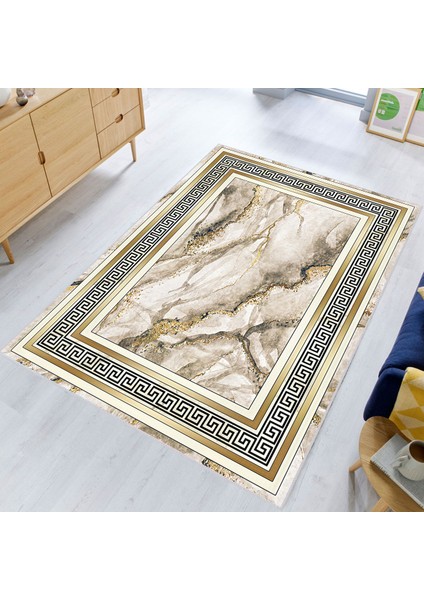 Dijital Baskı Yıkanabilir Kaymaz Taban Salon Halısı ve Yolluk LNA0367