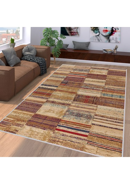 Dijital Baskı Yıkanabilir Kaymaz Taban Salon Halısı ve Yolluk LNA1252
