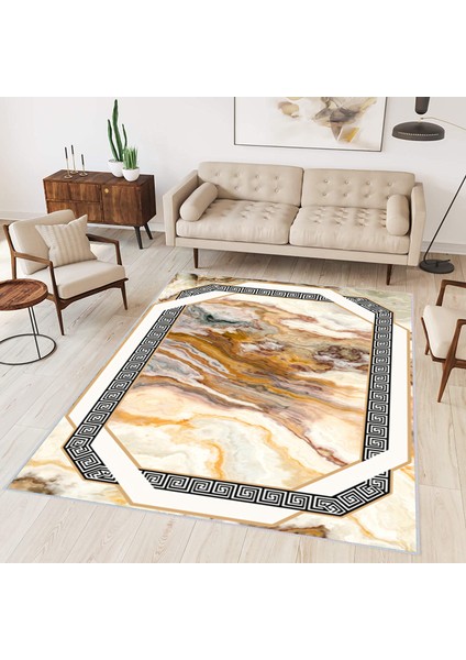 Dijital Baskı Yıkanabilir Kaymaz Taban Salon Halısı ve Yolluk LNA0304-SD141