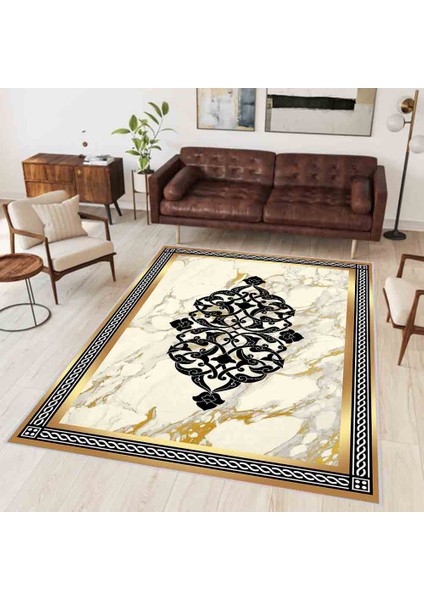 Dijital Baskı Yıkanabilir Kaymaz Taban Salon Halısı ve Yolluk LNA0320-SD799