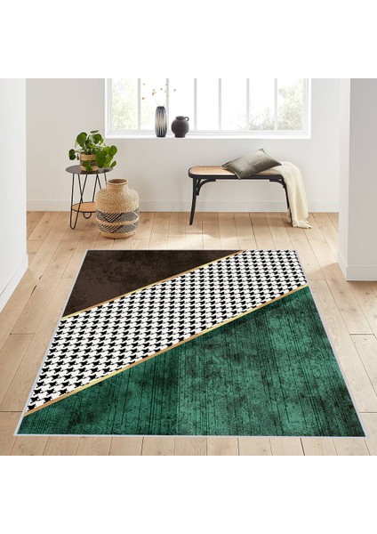 Dijital Baskı Yıkanabilir Kaymaz Taban Salon Halısı ve Yolluk LNA0204-SD429