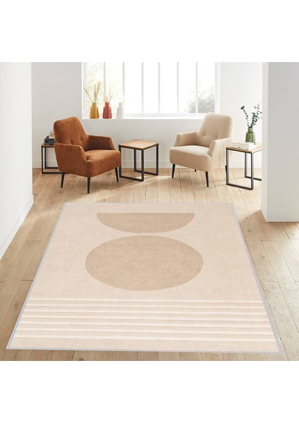 Dijital Baskı Yıkanabilir Kaymaz Taban Salon Halısı ve Yolluk LNA1155