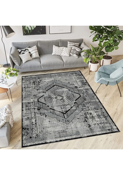 Dijital Baskı Yıkanabilir Kaymaz Taban Salon Halısı ve Yolluk LNA0562