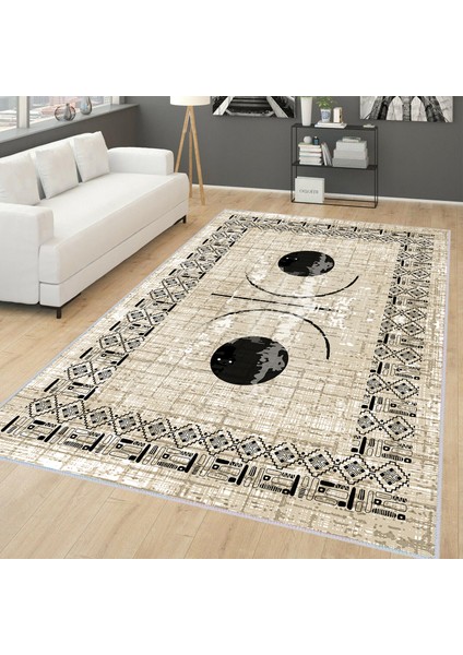 Dijital Baskı Yıkanabilir Kaymaz Taban Salon Halısı ve Yolluk LNA0144-SD1068