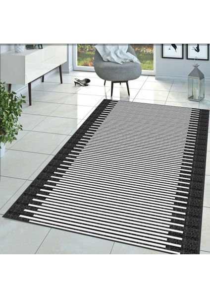 Dijital Baskı Yıkanabilir Kaymaz Taban Salon Halısı ve Yolluk LNA1401-SD318