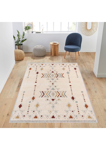 Dijital Baskı Yıkanabilir Kaymaz Taban Salon Halısı ve Yolluk LNA1016
