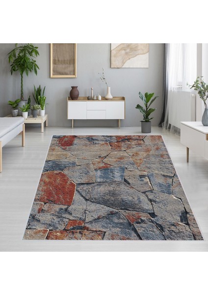 Dijital Baskı Yıkanabilir Kaymaz Taban Salon Halısı ve Yolluk LNA1272