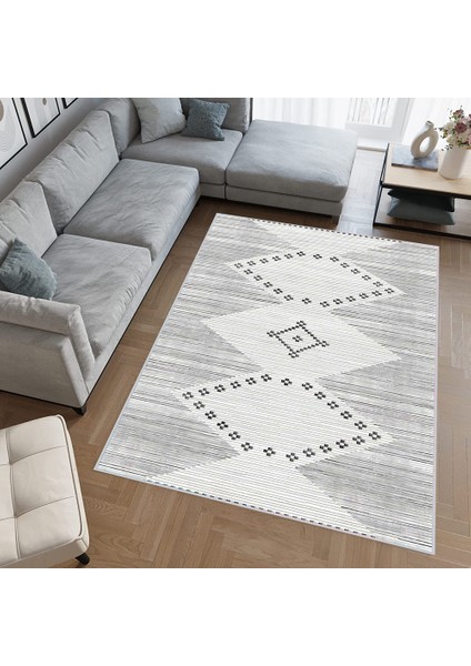 Dijital Baskı Yıkanabilir Kaymaz Taban Salon Halısı ve Yolluk LNA0406