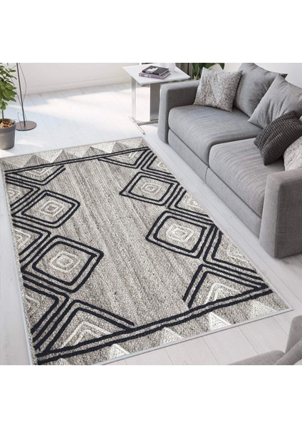 Dijital Baskı Yıkanabilir Kaymaz Taban Salon Halısı ve Yolluk LNA1660