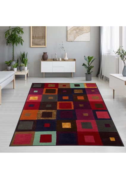 Dijital Baskı Yıkanabilir Kaymaz Taban Salon Halısı ve Yolluk LNA1154