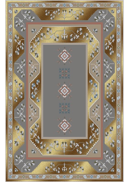 Dijital Baskı Yıkanabilir Kaymaz Taban Salon Halısı ve Yolluk LNA1902-SD611