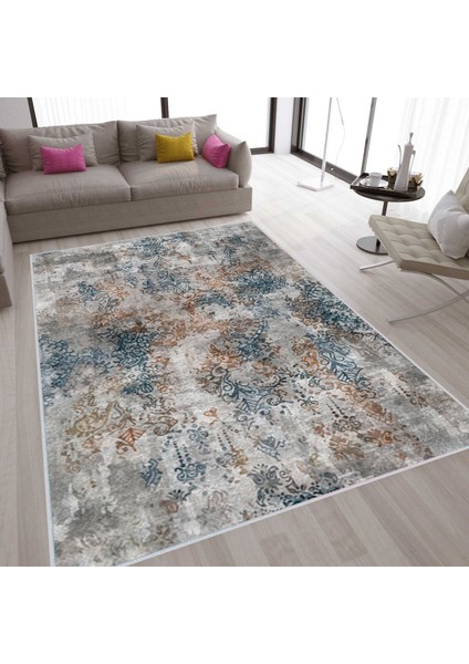 Dijital Baskı Yıkanabilir Kaymaz Taban Salon Halısı ve Yolluk LNA1588-SD292