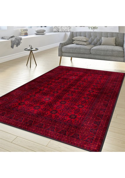 Dijital Baskı Yıkanabilir Kaymaz Taban Salon Halısı ve Yolluk LNA1537-HT651