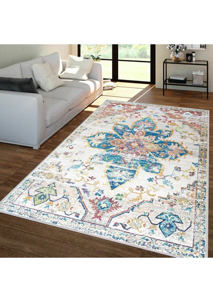 Dijital Baskı Yıkanabilir Kaymaz Taban Salon Halısı ve Yolluk LNA1396-HY-1045