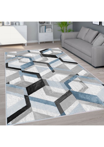 Dijital Baskı Yıkanabilir Kaymaz Taban Salon Halısı ve Yolluk LNA1556-HT175